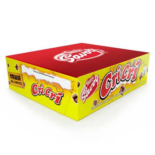 CRI CRI® Chocolate con Leche y Arroz Tostado Display 12 unidades de 27 g c/u