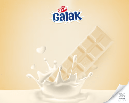 GALAK® Chocolate Blanco Display 12 Unidades de 30 g c/u