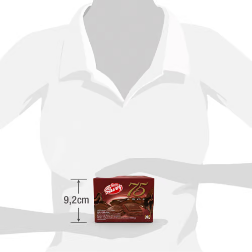 SAVOY® Chocolate con Leche Edición 75 Aniversario Display 10 Unidades de 100 g c/u