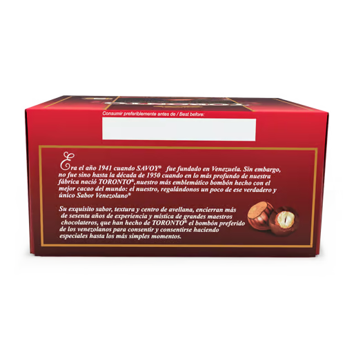 TORONTO® Avellanas Cubiertas de Chocolate Display 324 g 
