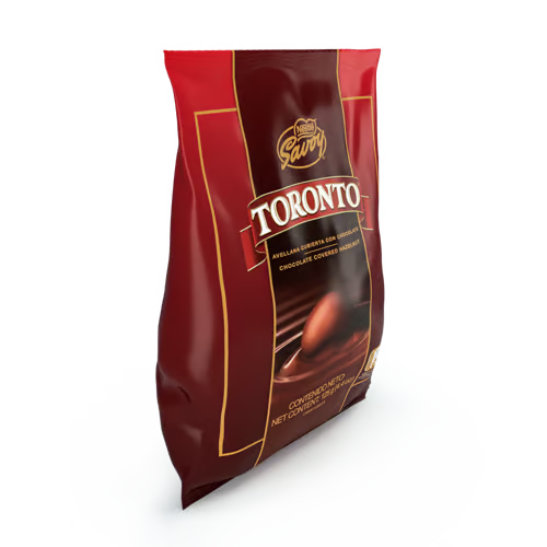 TORONTO® Avellanas Cubiertas de Chocolate Bolsa de 125 g