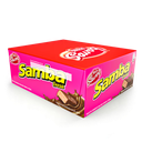 SAMBA® Oblea Rellena de Fresa Cubierta de Chocolate Display 20 unidades de 32 gr c/u