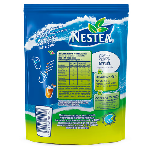 NESTEA® Bebida de Té Sabor Limón en Polvo Sobre de 240 g