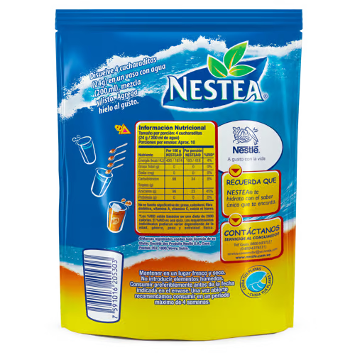 NESTEA® Bebida de Té Sabor Durazno en Polvo Sobre de 240 g