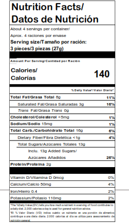 TORONTO® Avellanas Cubiertas de Chocolate Bolsa de 125 g