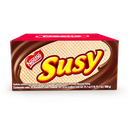 SUSY® Maxi Chocolate Flavored Cream Filled Wafer Display 18 Units of 50 g